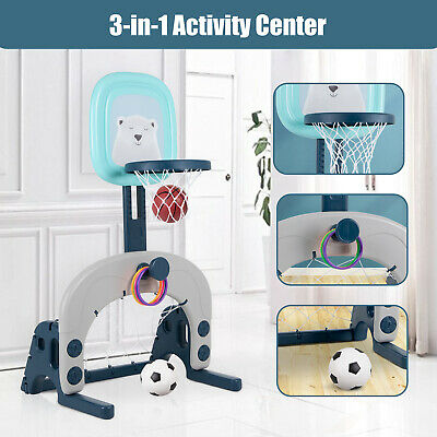 kids basketball play set